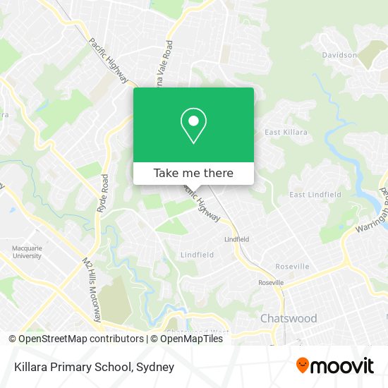 Killara Primary School map