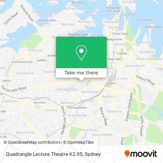 Quadrangle Lecture Theatre K2.05 map