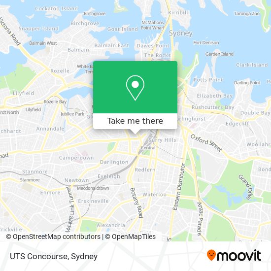 UTS Concourse map