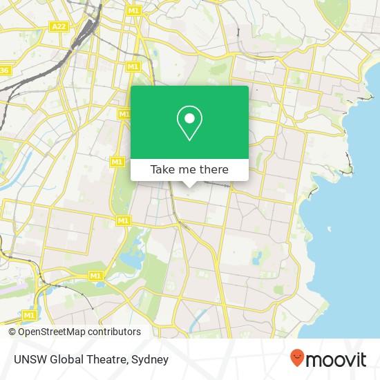UNSW Global Theatre map