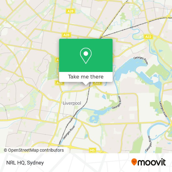 NRL HQ map