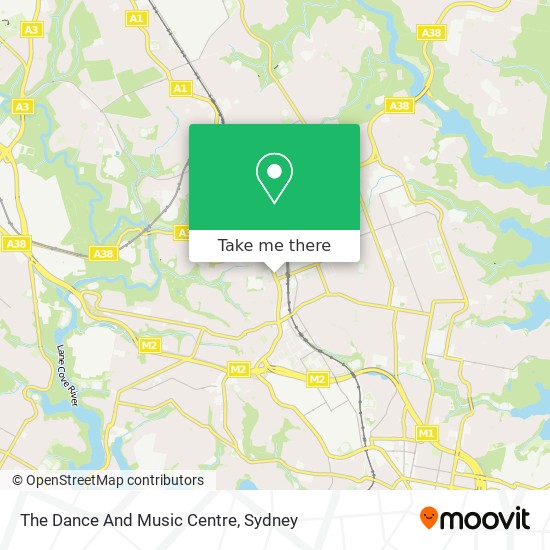 The Dance And Music Centre map