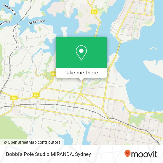 Bobbi's Pole Studio MIRANDA map