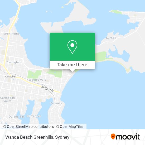 Wanda Beach Greenhills map