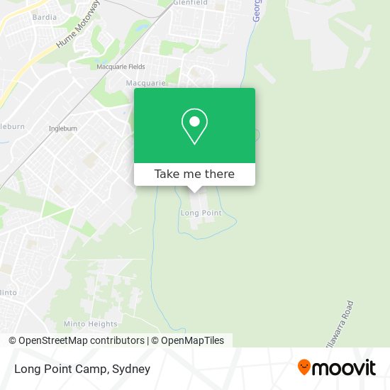 Long Point Camp map