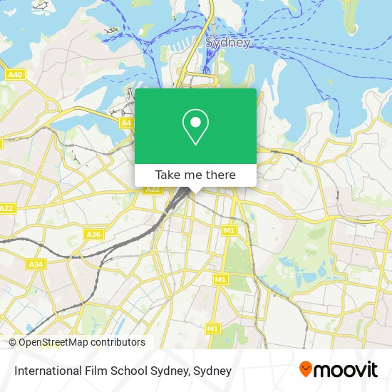 International Film School Sydney map