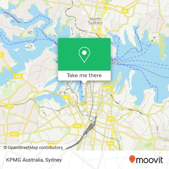 KPMG Australia map