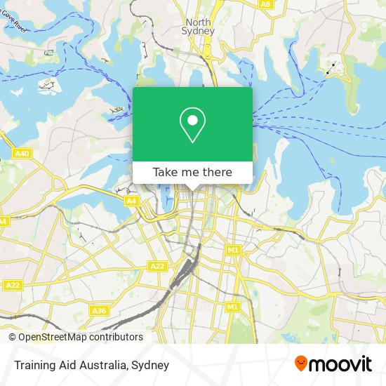 Training Aid Australia map