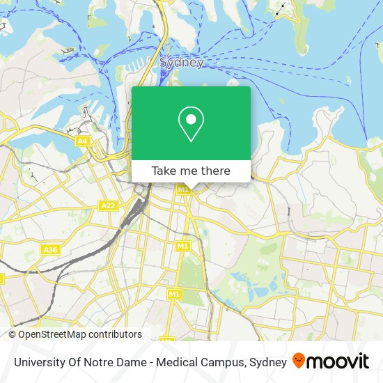 University Of Notre Dame - Medical Campus map