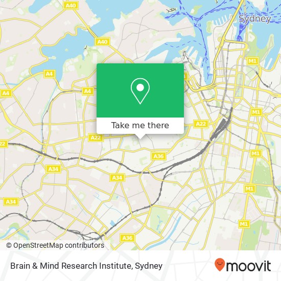 Brain & Mind Research Institute map