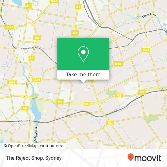 The Reject Shop map