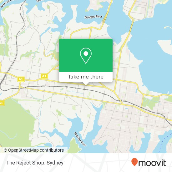 The Reject Shop map