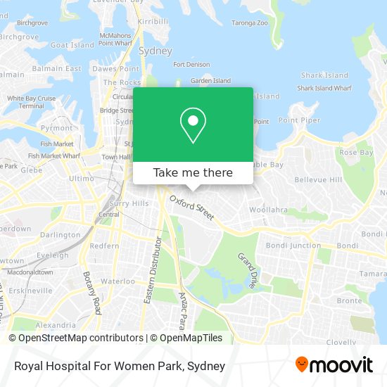 Royal Hospital For Women Park map