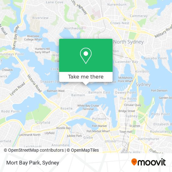 Mort Bay Park map