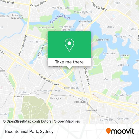 Bicentennial Park map