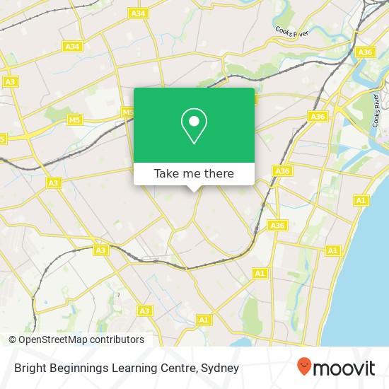 Bright Beginnings Learning Centre map