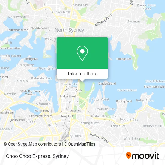 Mapa Choo Choo Express