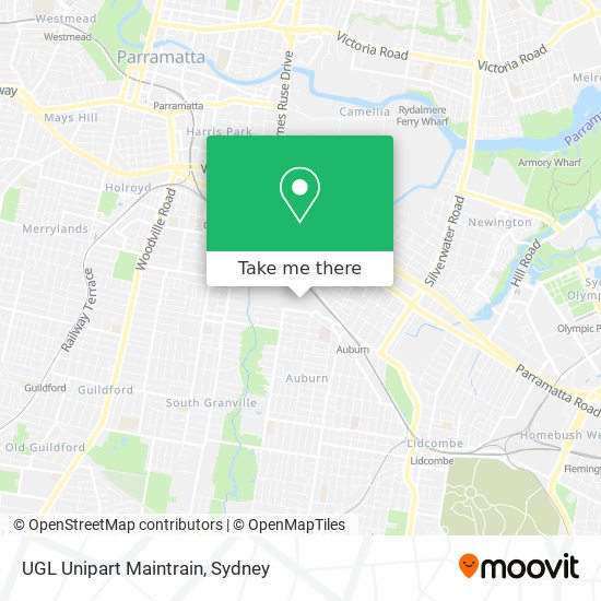 UGL Unipart Maintrain map