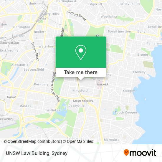 UNSW Law Building map