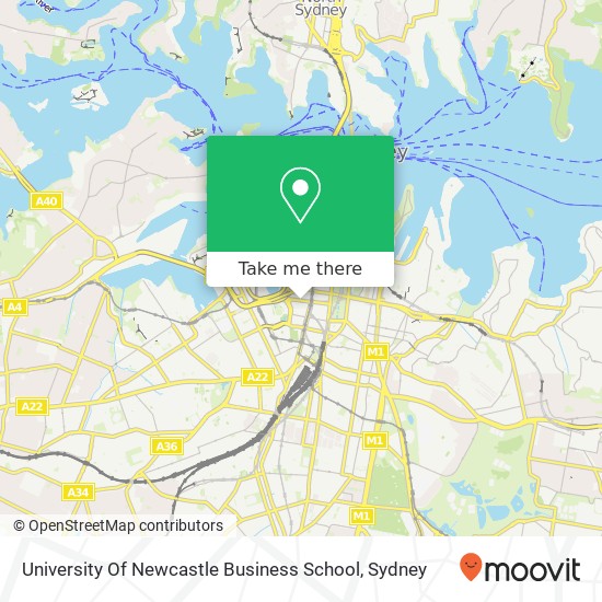 University Of Newcastle Business School map
