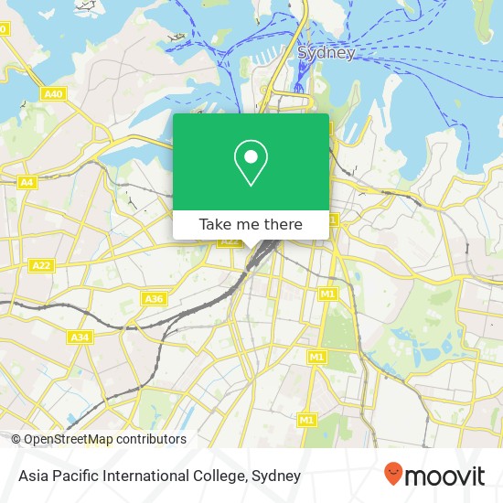 Asia Pacific International College map