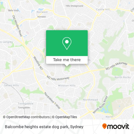 Balcombe heights estate dog park map