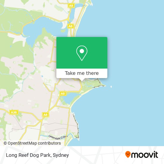 Long Reef Dog Park map