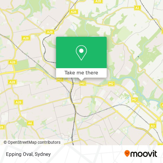 Epping Oval map