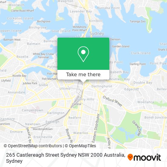 Mapa 265 Castlereagh Street Sydney NSW 2000 Australia