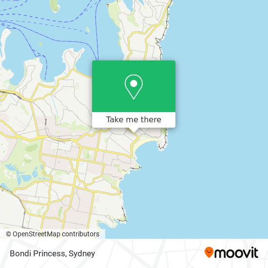 Bondi Princess map