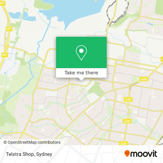 Telstra Shop map