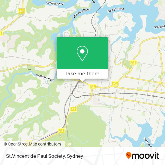 St.Vincent de Paul Society map
