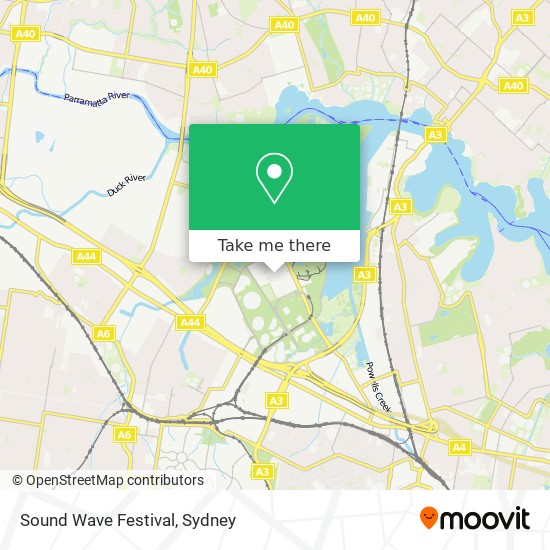 Sound Wave Festival map
