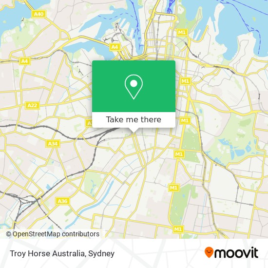 Troy Horse Australia map