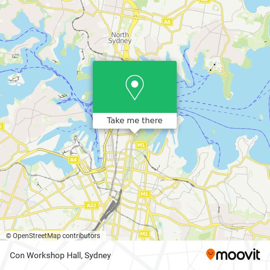 Con Workshop Hall map