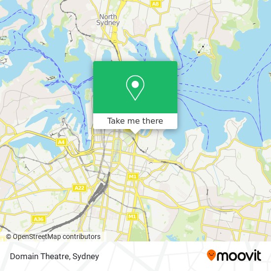 Domain Theatre map