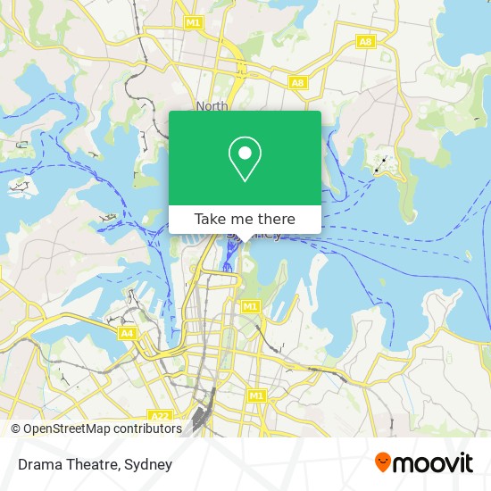 Drama Theatre map
