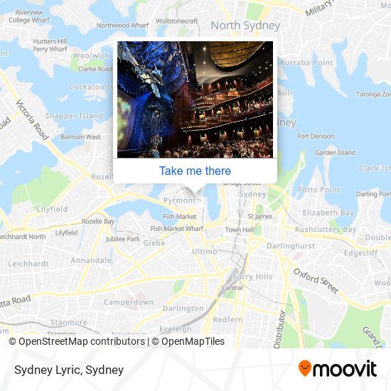 Sydney Lyric map