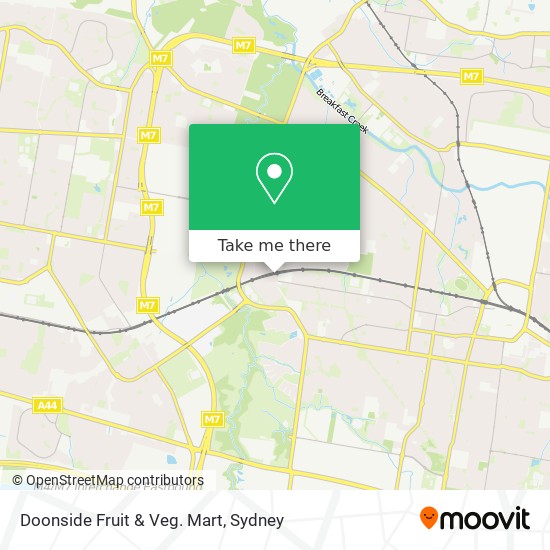 Doonside Fruit & Veg. Mart map