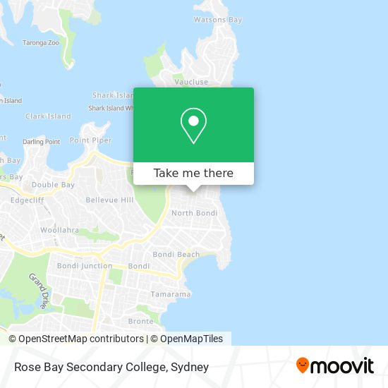 Rose Bay Secondary College map
