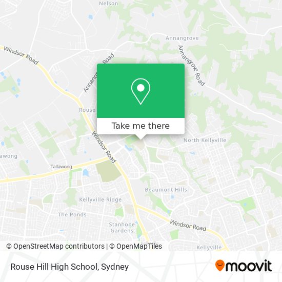 Mapa Rouse Hill High School