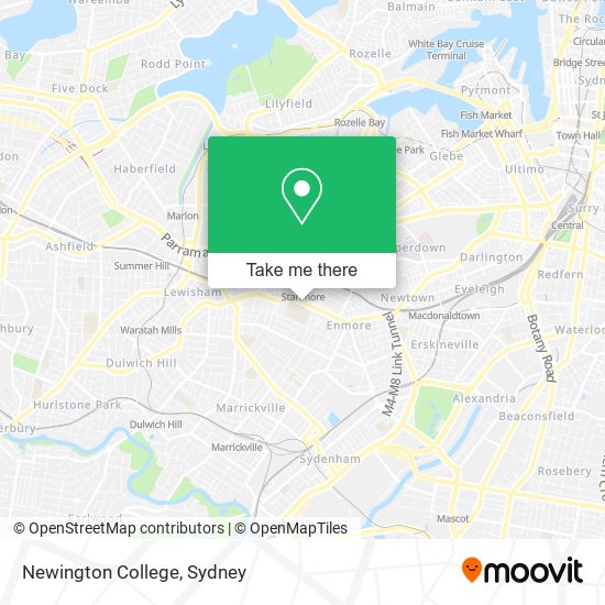 Newington College map