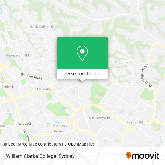 William Clarke College map