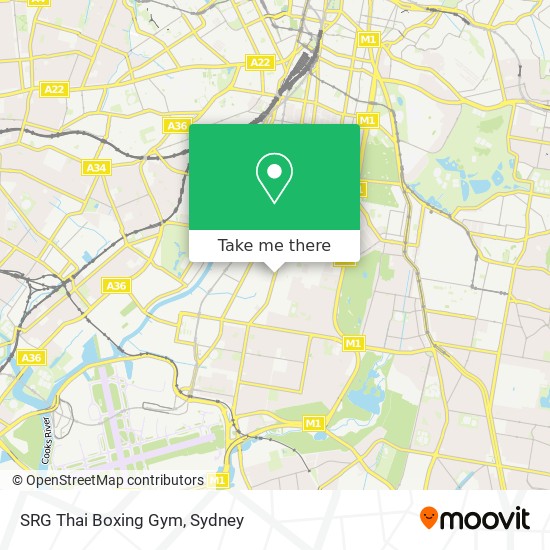 SRG Thai Boxing Gym map