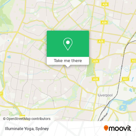 Illuminate  Yoga map