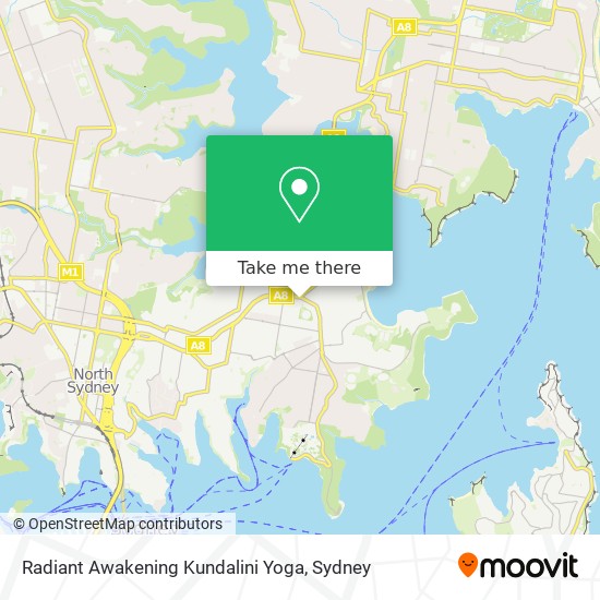 Radiant Awakening Kundalini Yoga map