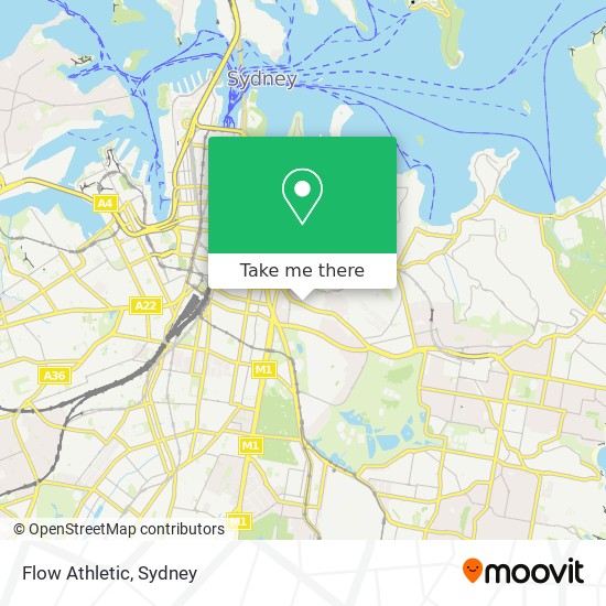 Flow Athletic map