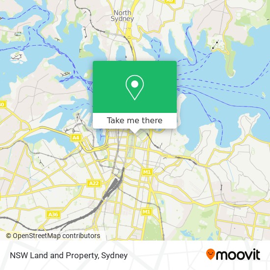 Mapa NSW Land and Property