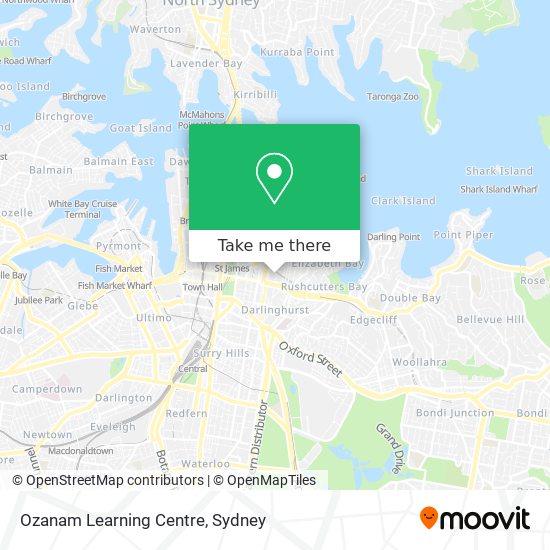 Ozanam Learning Centre map