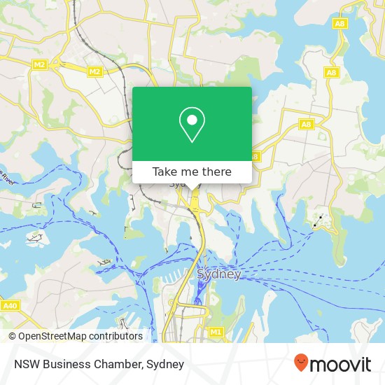 NSW Business Chamber map
